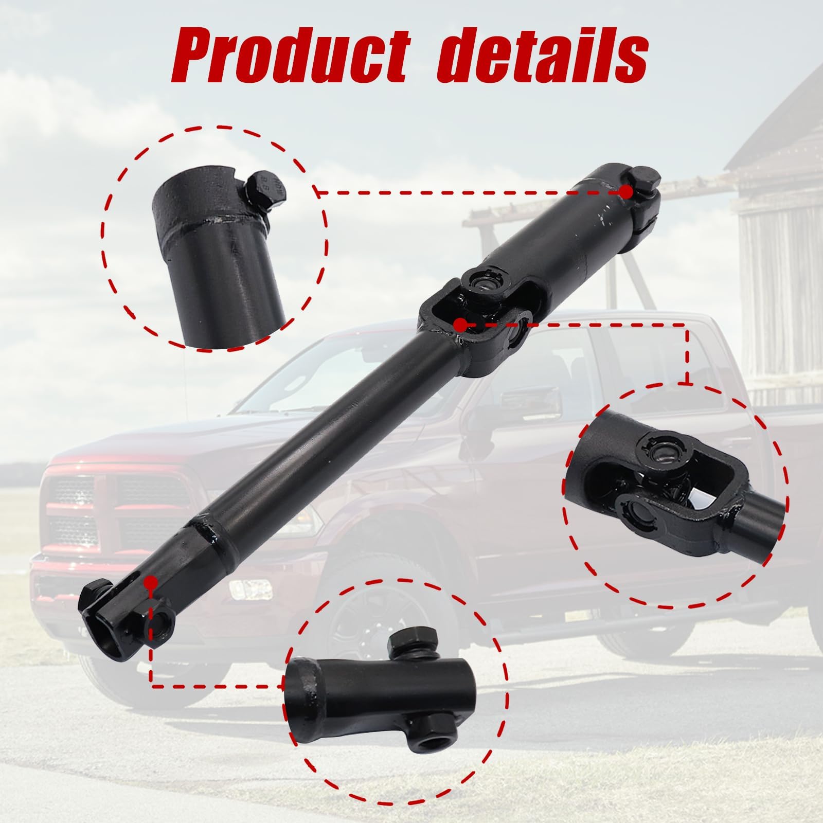 Hemi.　0226 Amazon.com: Tykick 5057596AA Intermediate Steering Shaft