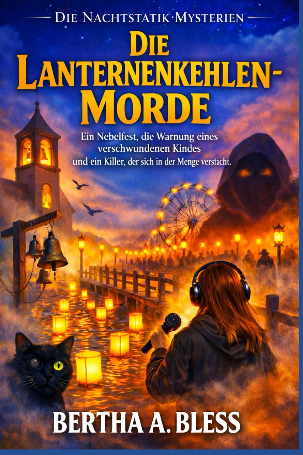 Die Lanternenkehlen-Morde: Ein Nebelfest, die Warnung eines verschwundenen Kindes und ein Killer, der sich in der Menge versteckt. (Die Nachtstatik-Mysterien)