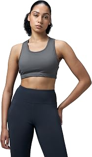 TECHNOSPORT Women Slim Fit Racerback Sports Bra with Elasto Plus for Workout & Training Price In India