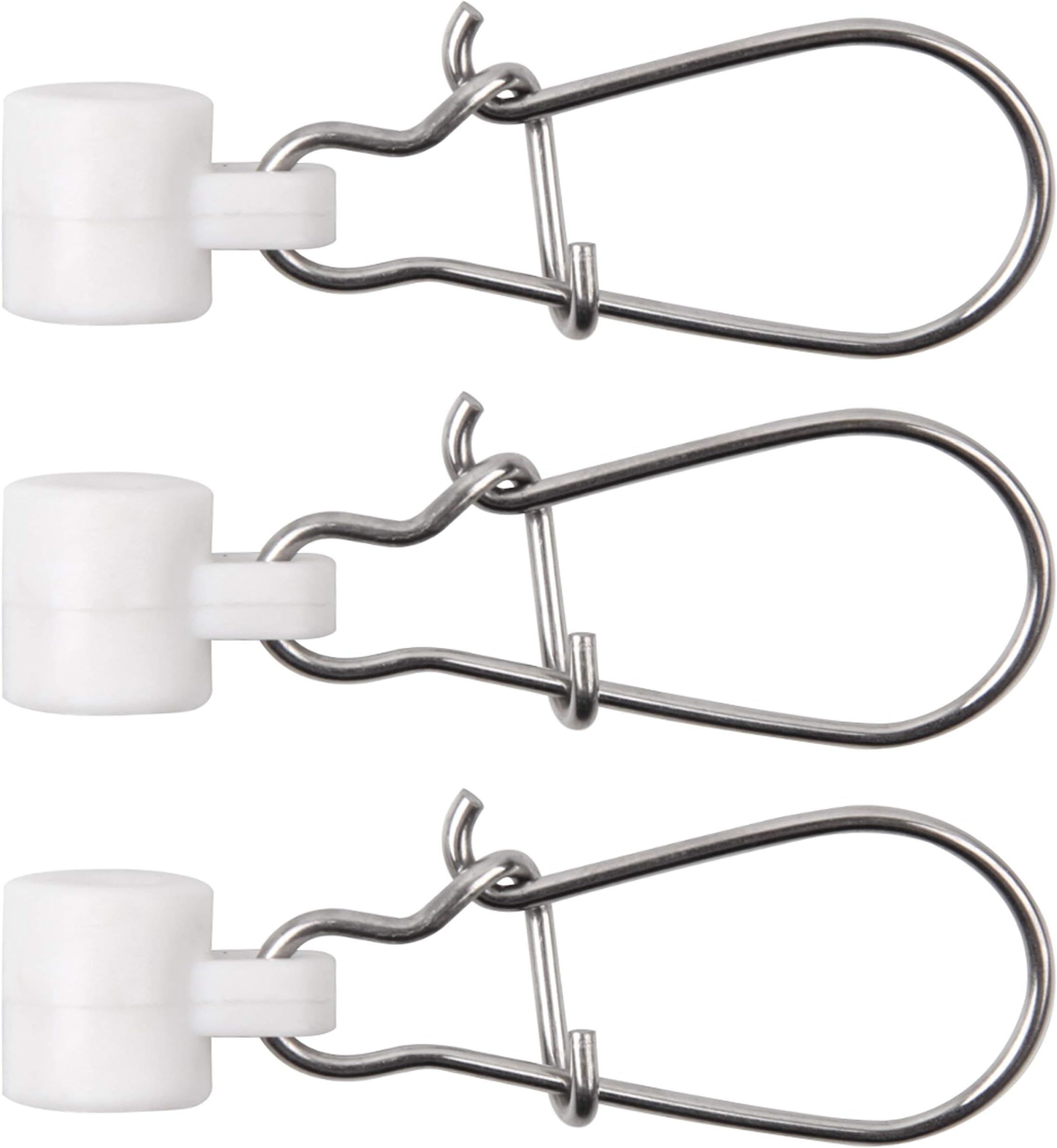 Shaddock Fishing 15-45pcs Sturdy Strong Sinker Slide with High-Strength Stainless Steel Snaps for Braid Line