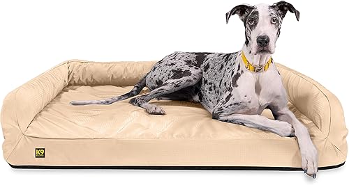 Miniatura 5 de K9 Ballistics Cama Ortopédica Resistente para Perros Pequeña con Borde - Lavable, Duradera y Resistente al Agua - Hecha para Perros de Juguete y