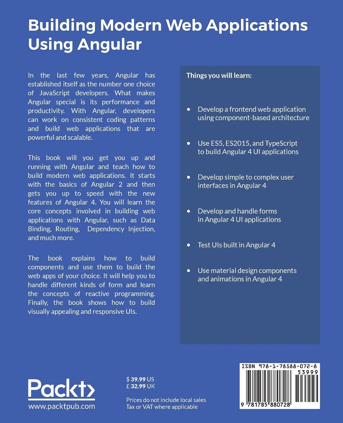 Building Modern Web Applications Using Angular (English Edition)