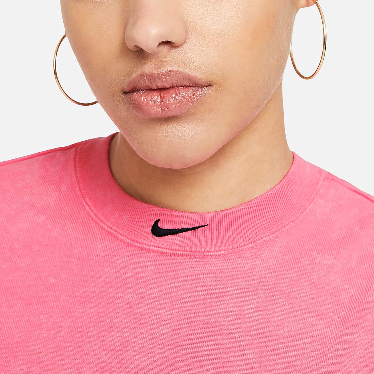 Nike Camiseta sin mangas con estampado de logotipo de talla grande para mujer