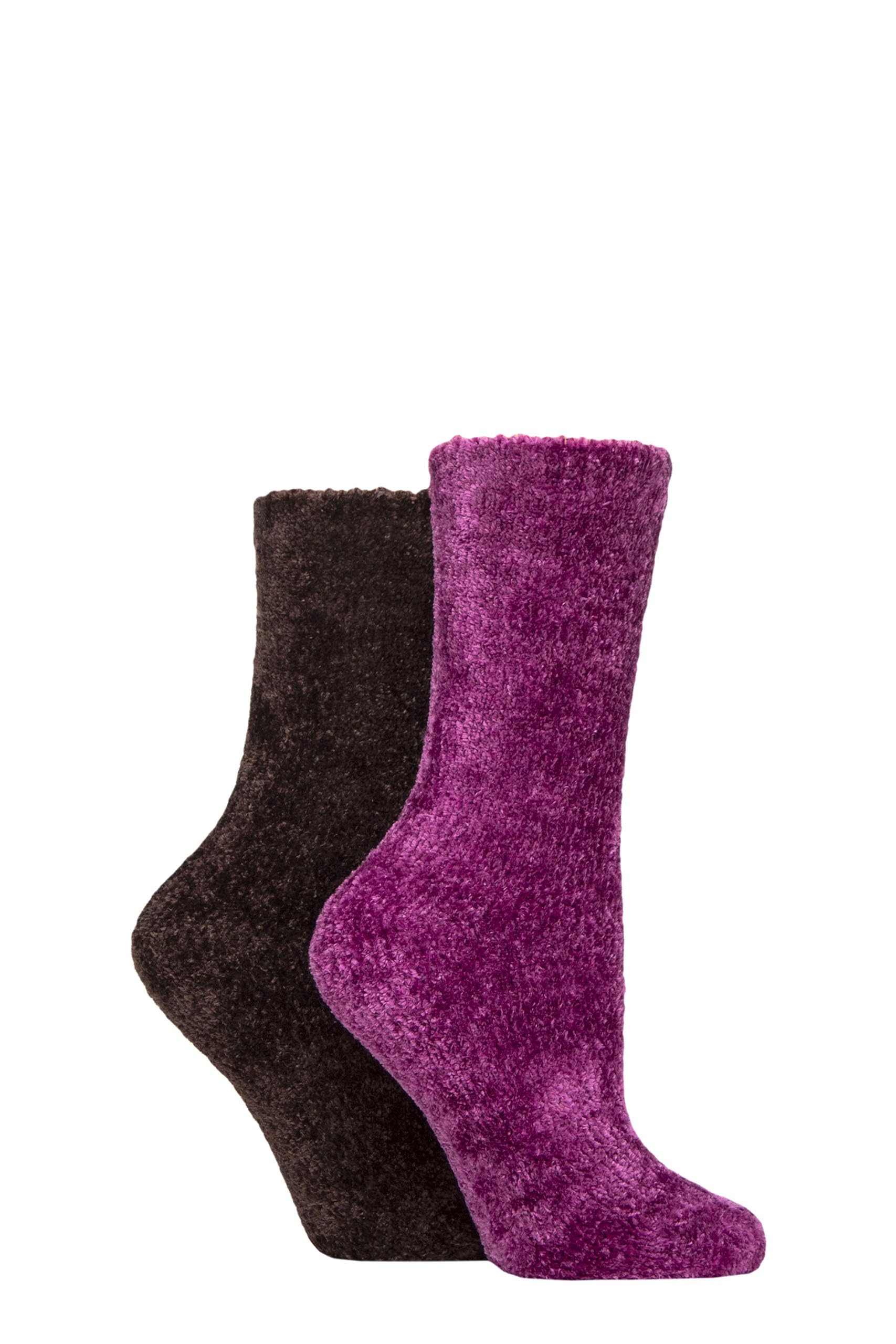 Sockshop Women's Black Forest Chenille Boot Socks - Silky Smooth Material, For Outdoors, Walking & Hiking In A Multipack Of 2 Pairs In Many Colours Size 4-8 (Uk, Numeric, 4, 8, Regular, Regular, )