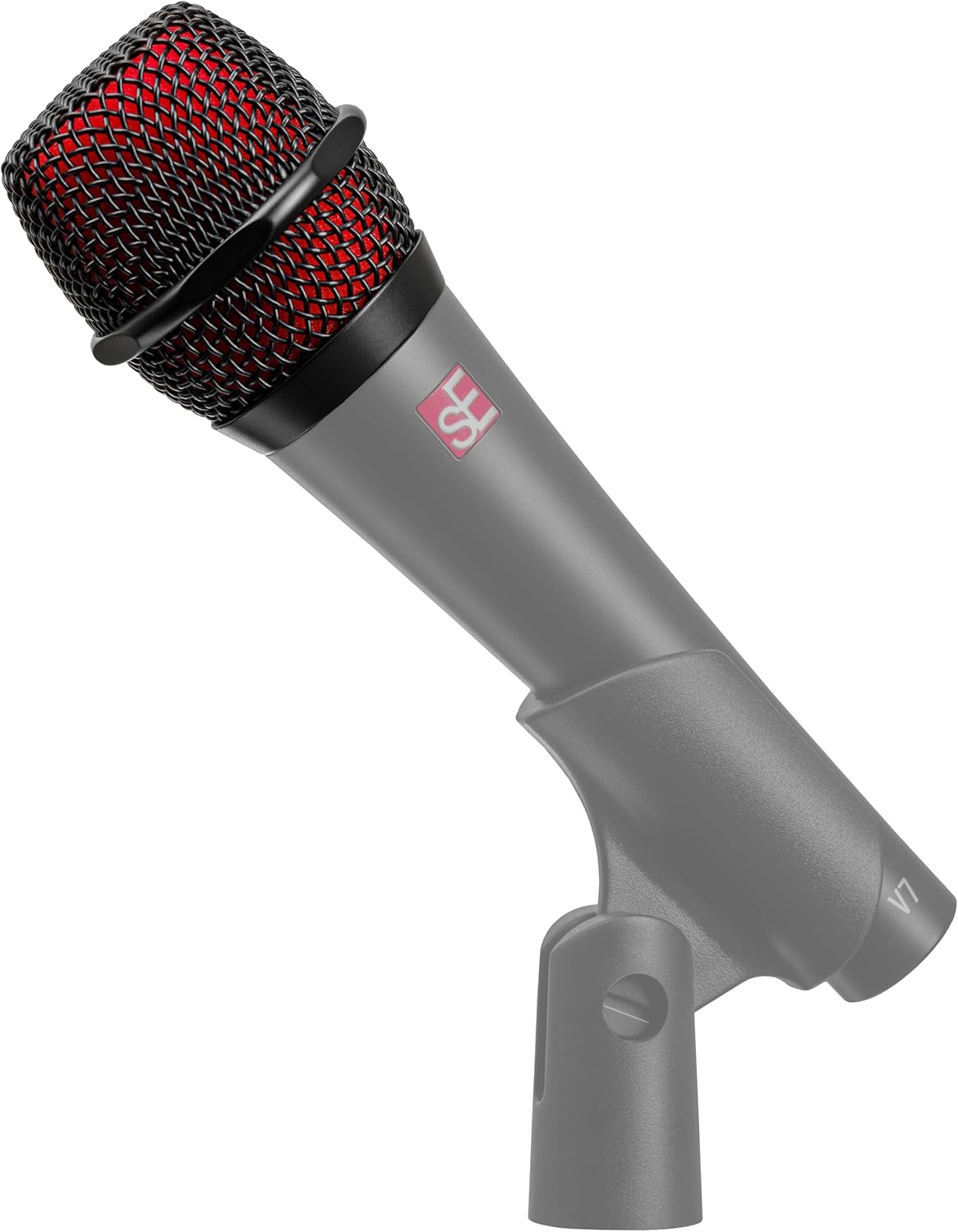 sE Electronics V7 MG Black Mic Grille - Compatible with V7, V7 MC Wireless Series, V7 Switch, V7 PTT, V3 & V2 Microphones
