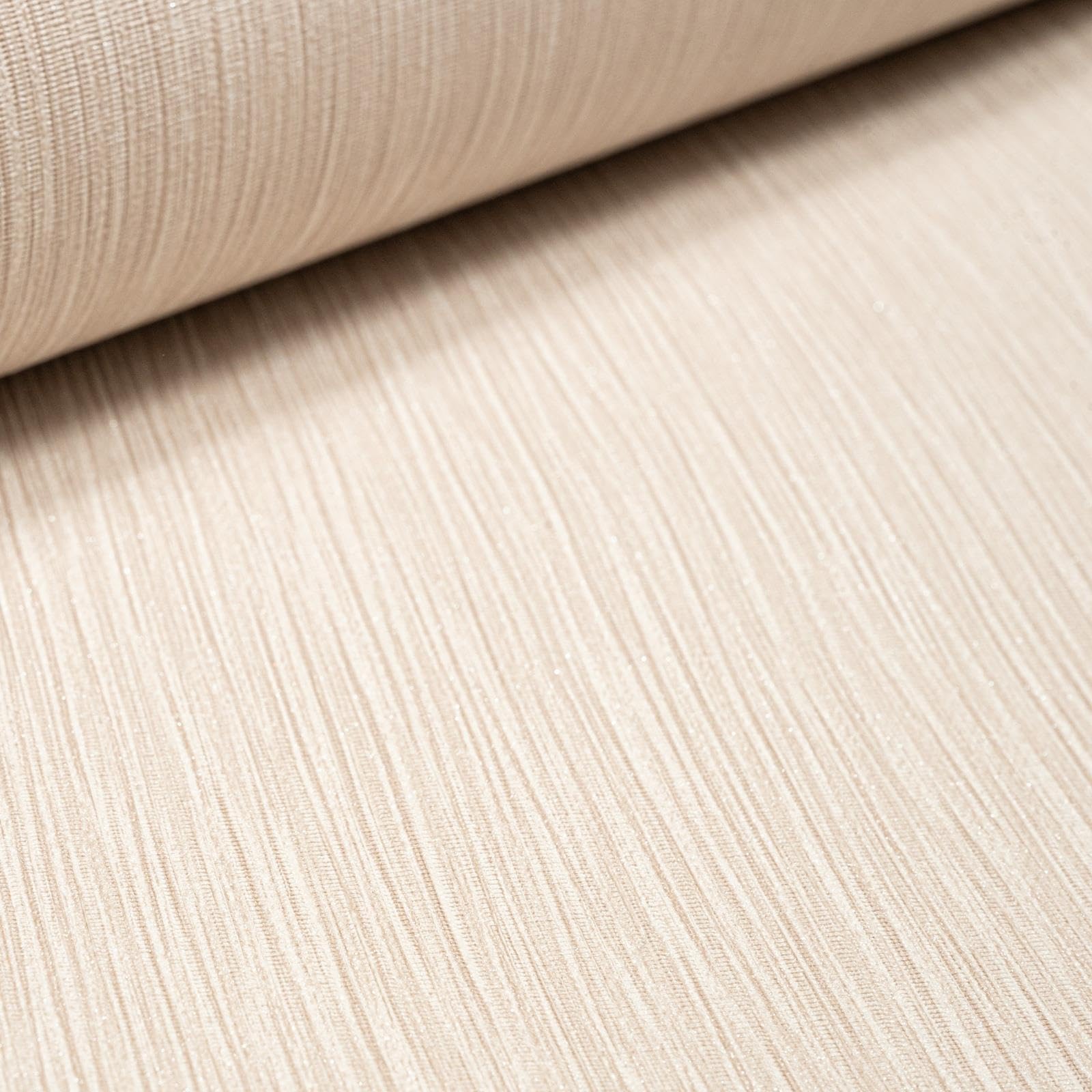 Light Brown Stripe Wallpaper Glitter Shimmer Vinyl 5061103676504