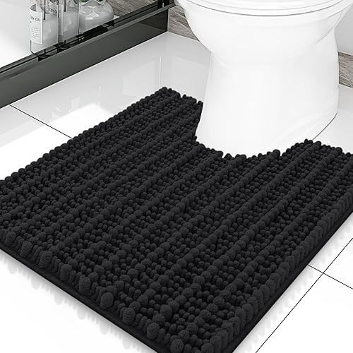 Miniatura 190 de Smiry Alfombras de Baño 24 x 16 pulgadas, Tapetes de Baño de Chenilla Extra Suaves y Absorbentes, Respaldo de Goma Antideslizante, Lavable a Azul