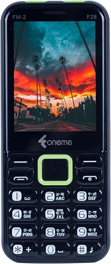 Foneme F28 Boom Speaker Four Sim |Keypad Mobile| with 2.4" Big Display| BT Dialer |Voice Changer|Auto Call Recording|Power...