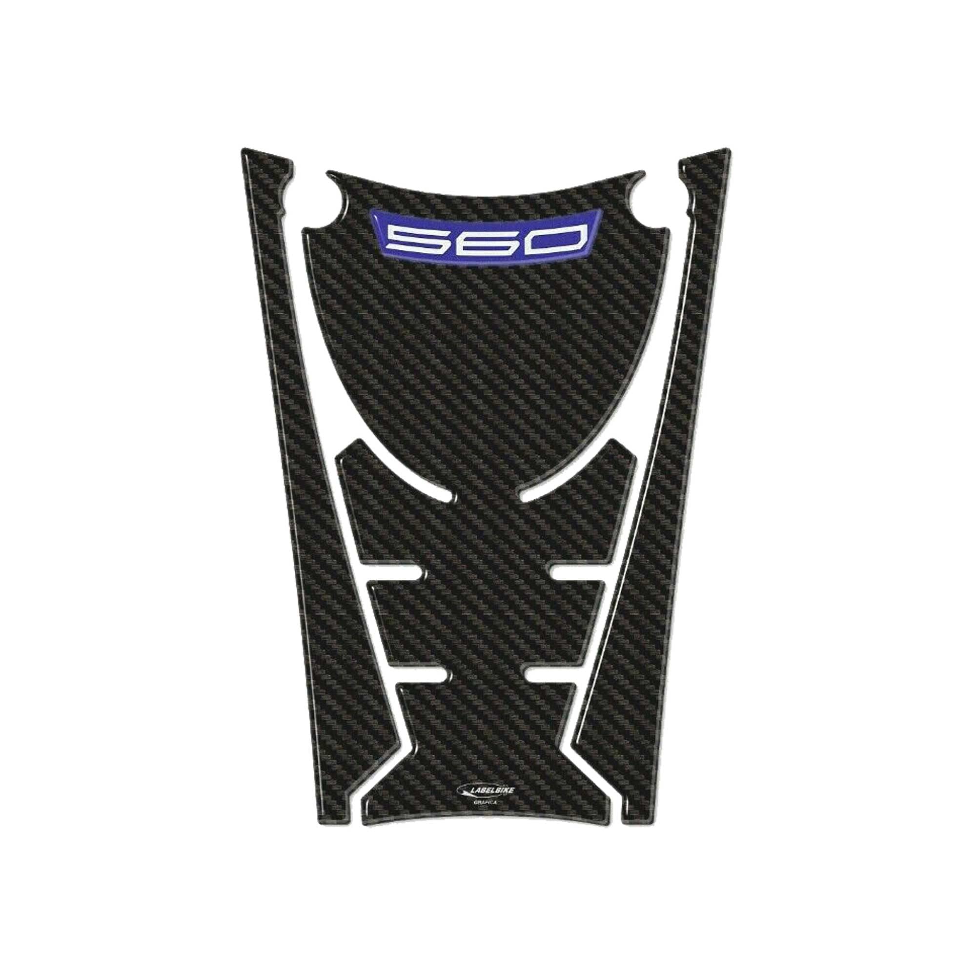 labelbike - Adesivo 3D Moto Scooter Pedana Protezione e Decorazione in Resina compatibile con Yamaha TMAX 560 2020-2021