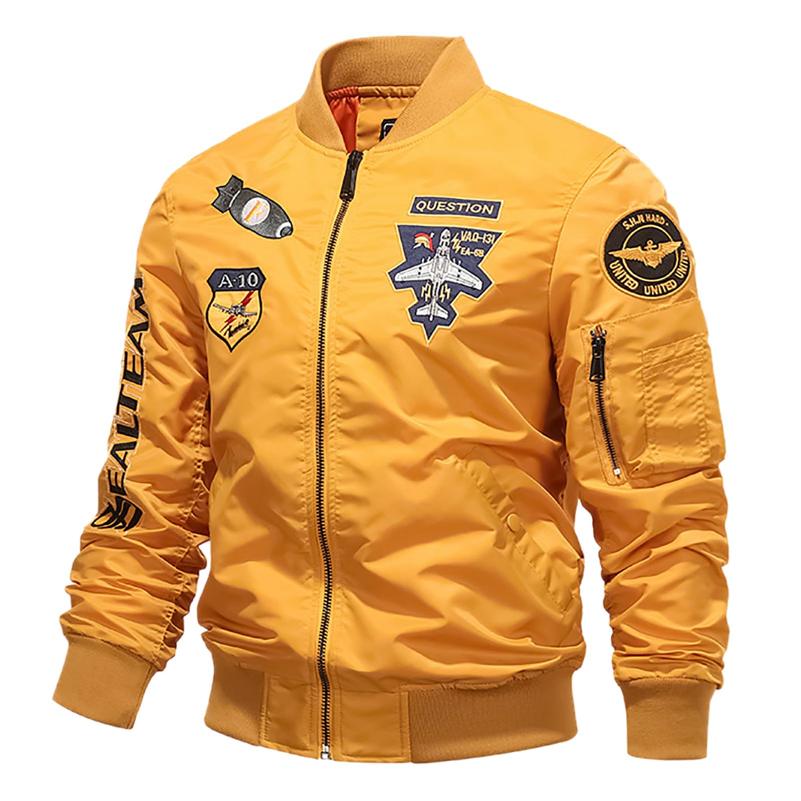 Giacca Primavera Uomo, Bomber Primaverile Uomo, Leggera Estiva Giubbotto Casual Giubbino a Vento Bomber di Transizione Cappotti Trench Giacca Leggera da Uomo Giacca da Uomo Comodo Varsity Giubbotto
