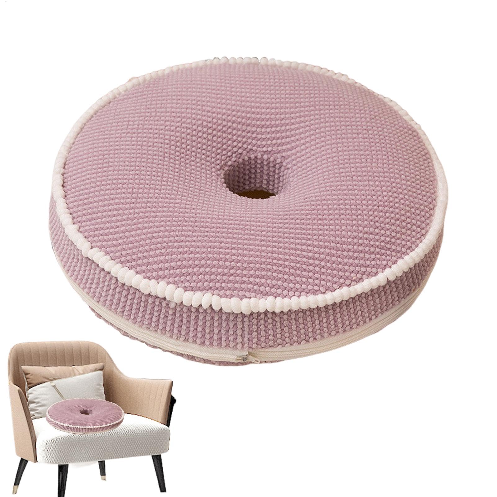 Cojín de asiento para silla de comedor de 15,75 pulgadas y cojines para sillas de cocina de color sólido