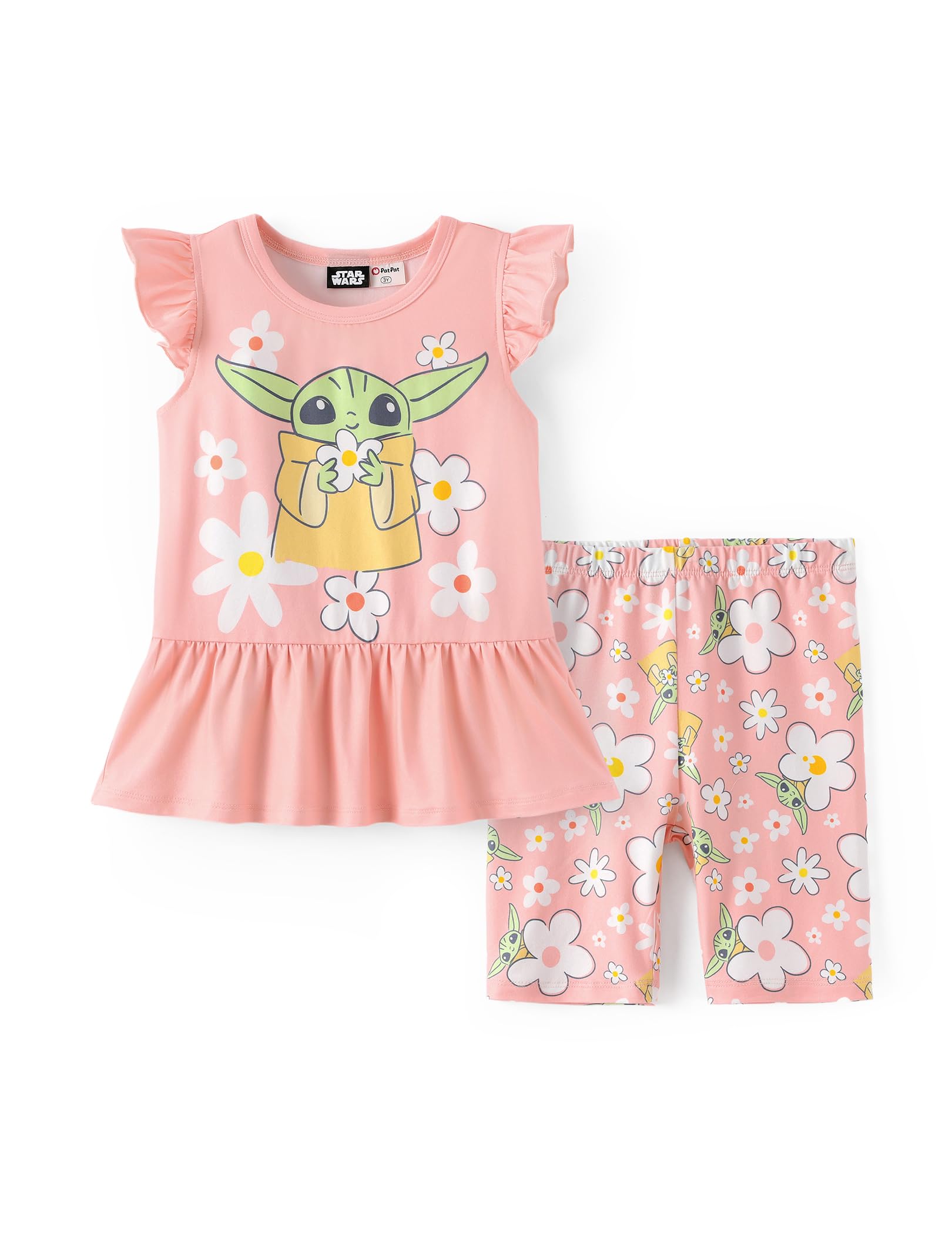 Disney Toddler Girls Clothes Long Sleeve Shirt Leggings 2pcs Outfits Set