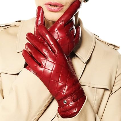 Gants Cuir d'Agneau pour Femme - Doublure Laine | 1000 Gants