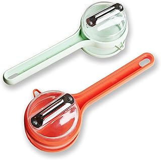 UNOSAIC 2-Piece Vegetable Peeler Set - Stainless Steel Potato Peeler and Fruit Peeler, Ideal for Kitchen Use, Apple Peele...