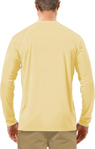 Vista 44 de Roadbox - Camisetas de protección FPU 50+ para hombre, de manga larga, para correr, exteriores, senderismo, natación, pesca Paquete de 2 - Gris