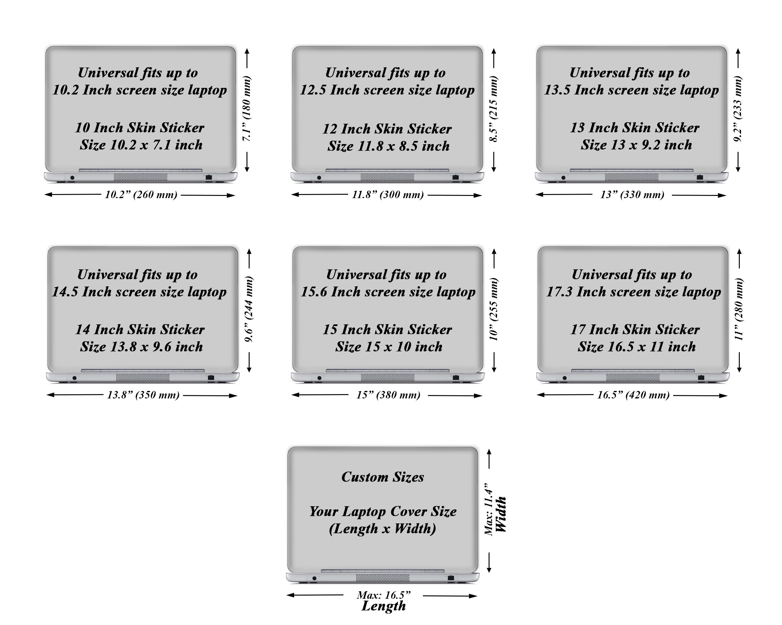 17 17.3 Inch Laptop Skin Sticker Cover Premium Sticker Cover Art Decal Decorative (Included 2 Wrist Pad Skins) - Almond Blossoming