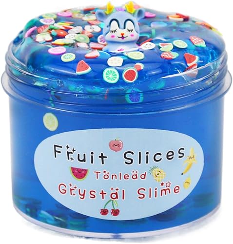 FLIPNEX Kit de limo de mantequilla, slime de durazno, slime esponjoso, añade arcilla para arcilla de limo, aroma elástico, masilla de limo suave y