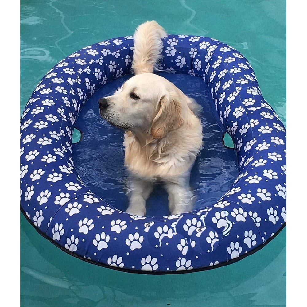 Buy Inflatable Pool Float for Adult Dogs and Puppies Pet Soft Dog Float