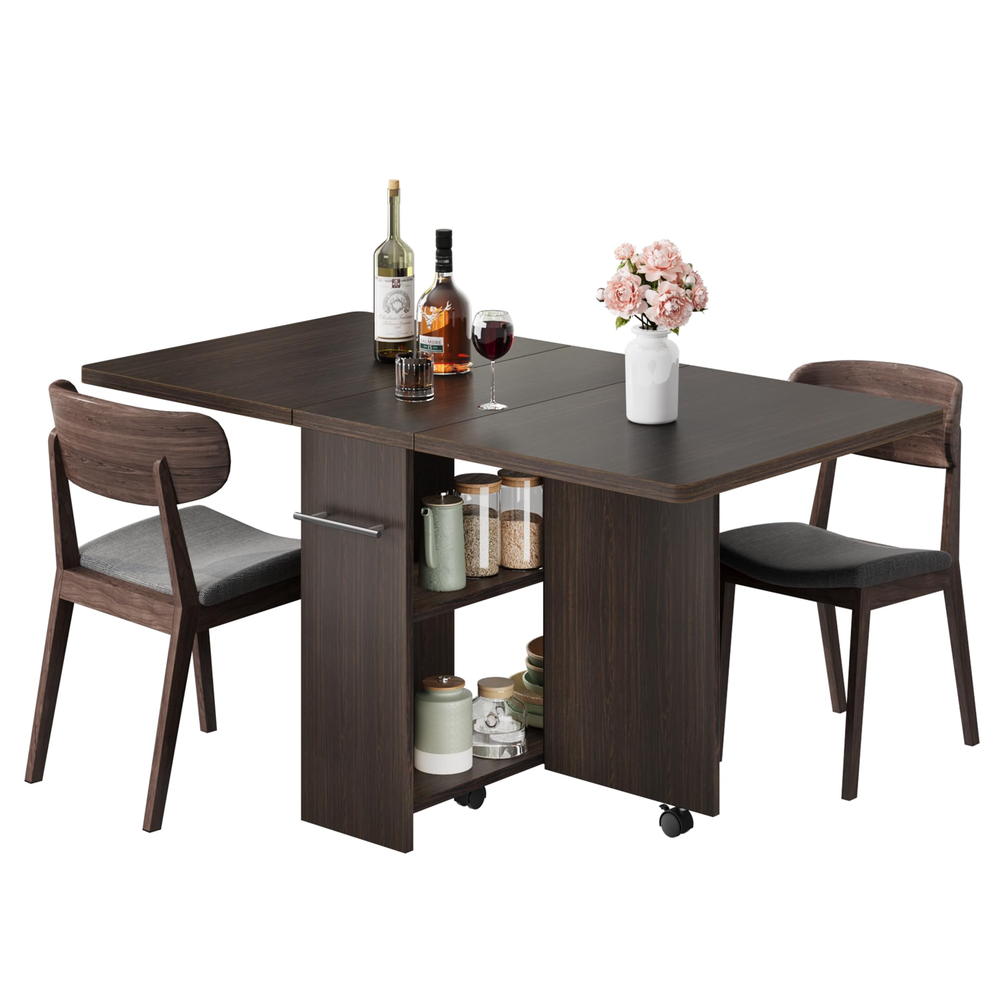 Table pliable de cuisine gain de place pour petit appartement