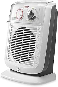 DeLonghi - Convector para cuarto de baño con 3 potencias 800/1400/ 2200 W - HBC3052T