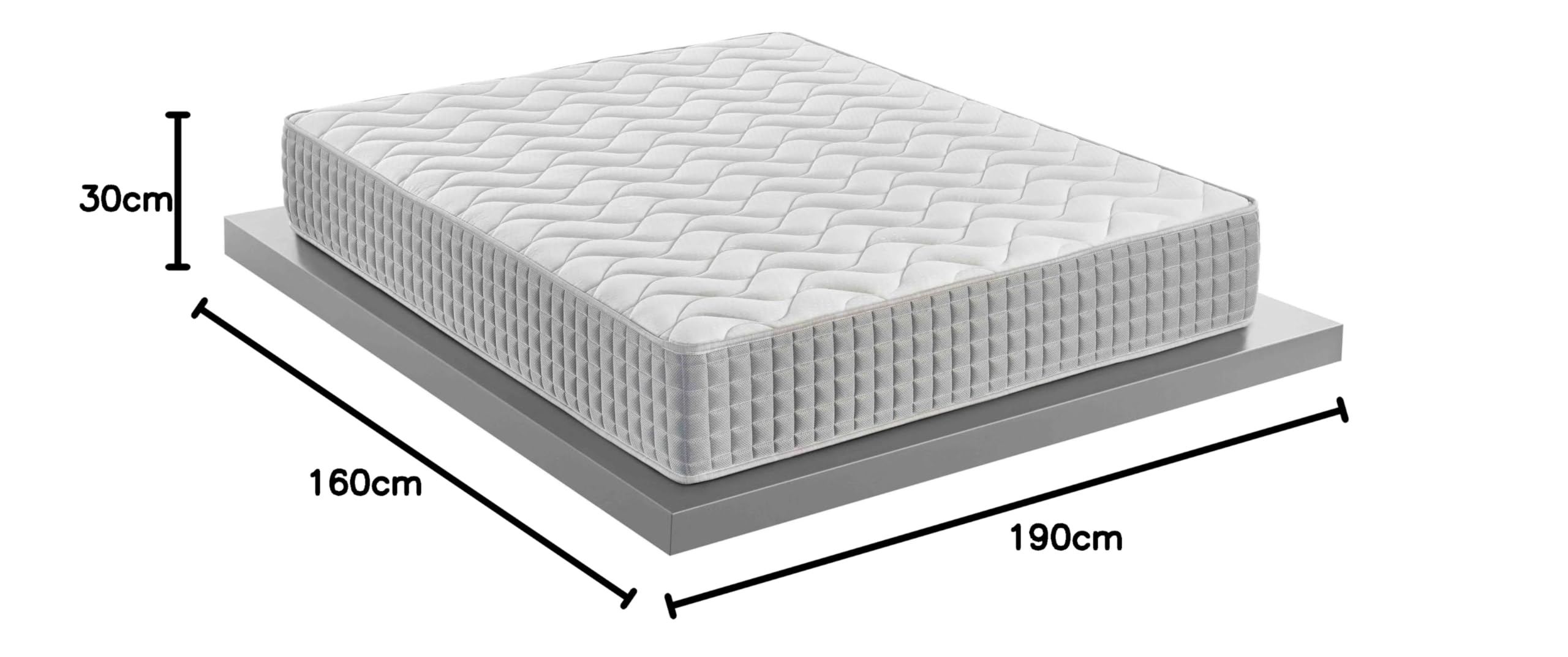 Mentor - Materasso Water Foam Med H4 MATRIMONIALE 160x190 ORTOPEDIC MED H30 MAXI GEL DISP. MEDICO DETRAIBILE detraibile - 11 zone