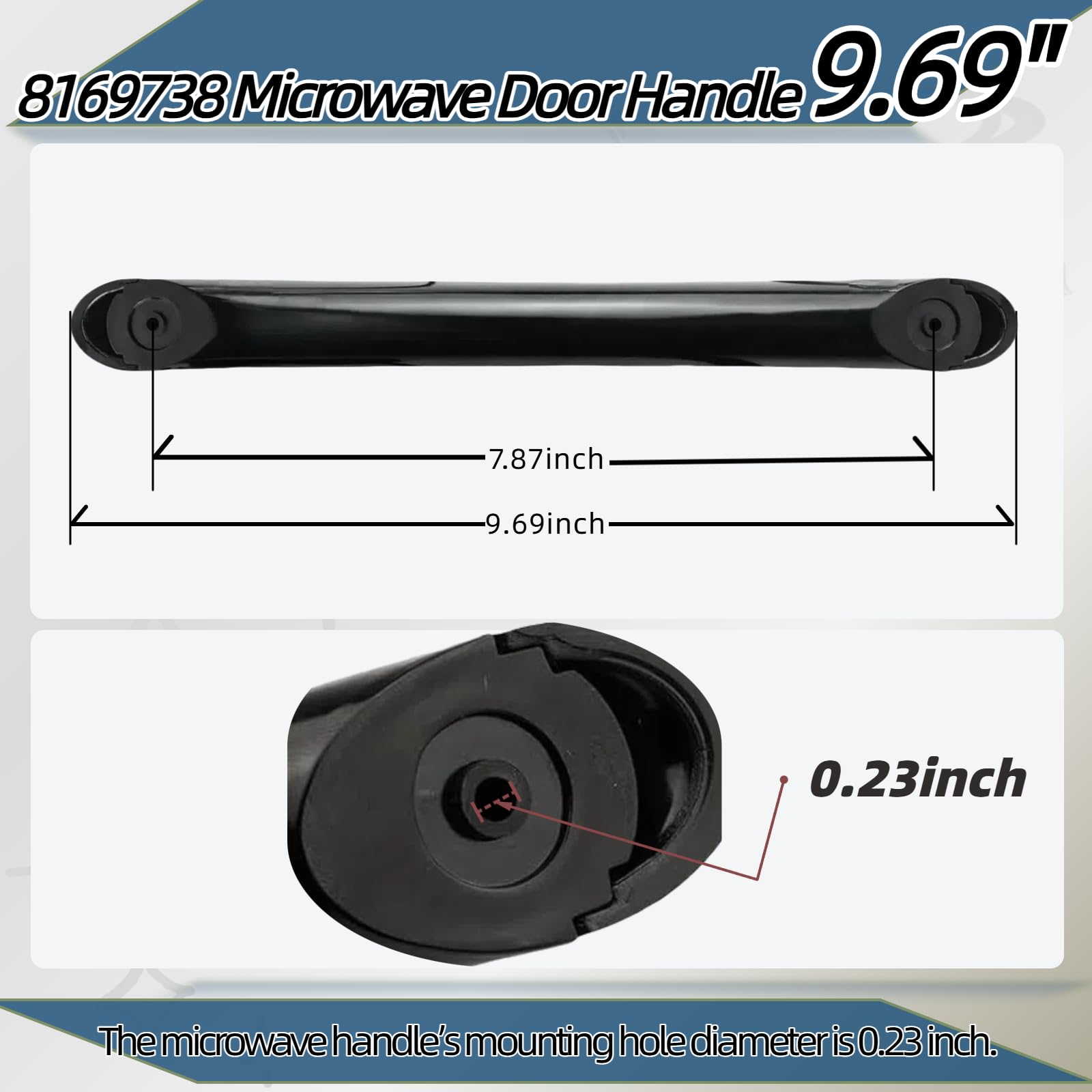 Door Handle W10445138 | Amana Replacement Parts