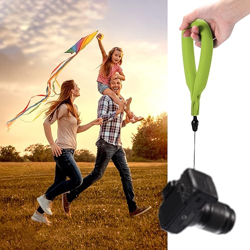 Miniatura 5 de PATIKIL Correas de muñeca flotantes, neopreno impermeable ligero 8.82 oz correa de pulsera de flotabilidad para cámara submarina