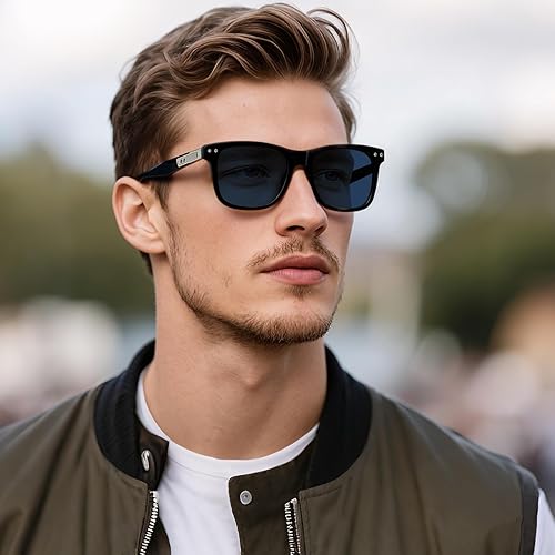 Miniatura 2 de Gafas de sol polarizadas para hombres y mujeres, gafas de sol cuadradas clásicas para conducir, pescar, protección UV