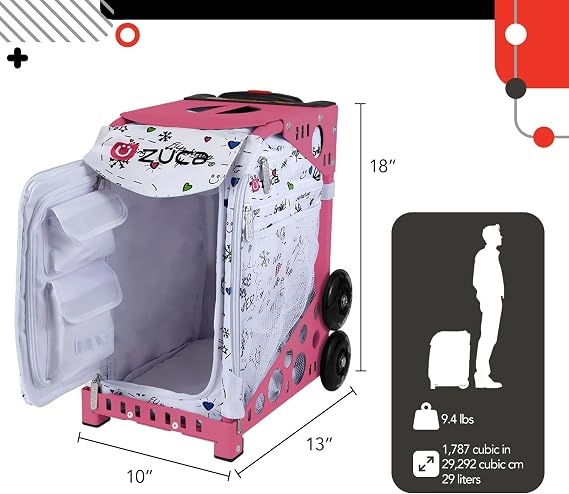 ZUCA Sport Rolling Bag with Prints
