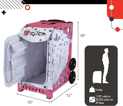 ZUCA Sport Rolling Bag with Prints