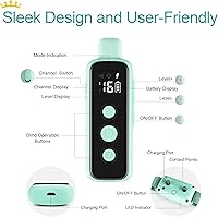 Vista 7 de Bousnic Collar de choque para perros – Collar de entrenamiento eléctrico impermeable recargable con control remoto para perros pequeños, medianos