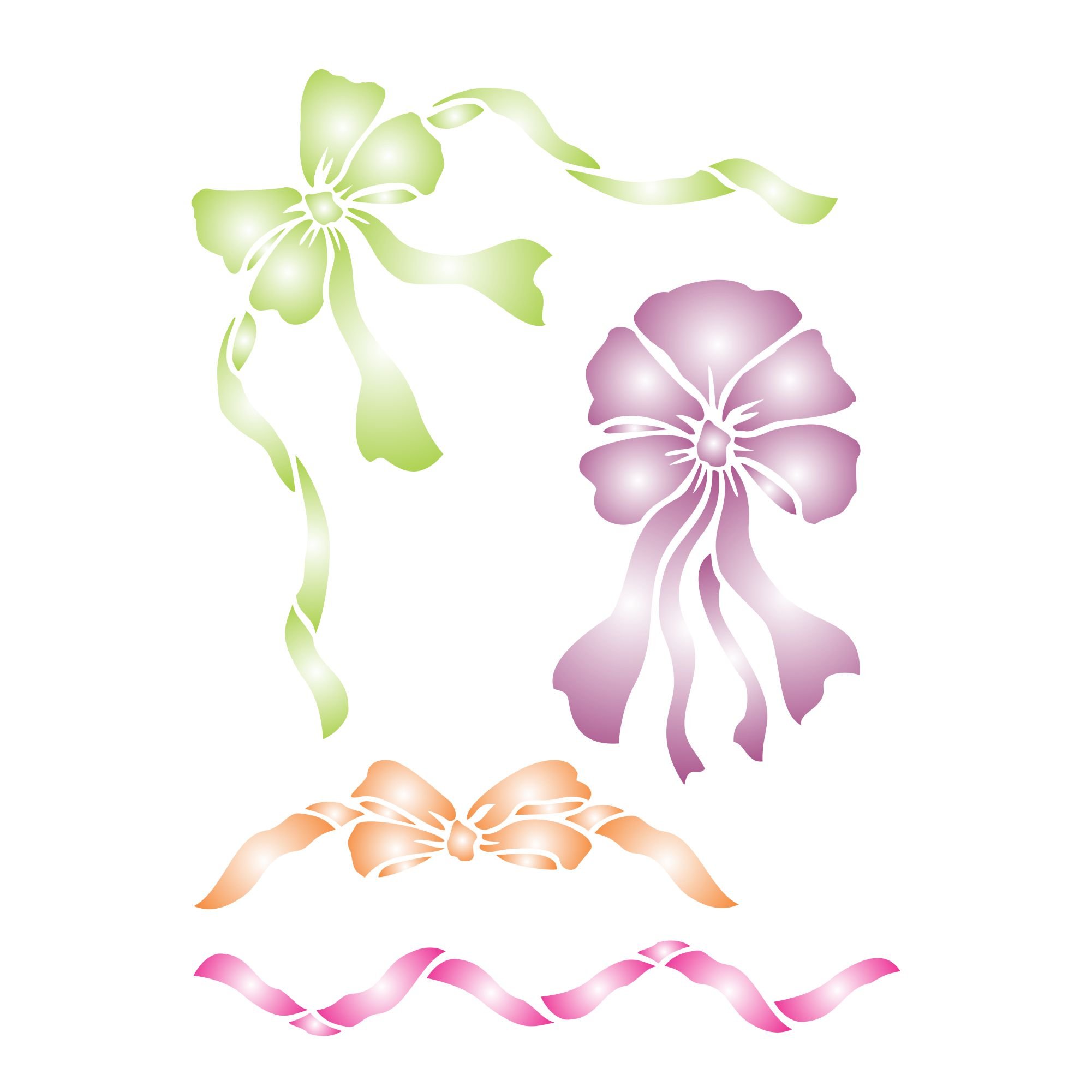 Pochoir St-15 Crâne 20 X 30 Cm Spécial Nœud Papillon Pour