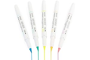 Zebra Mildliner Highlighters Brush: Dual-Tip Markers with a Brush Nib for Artistic Flair