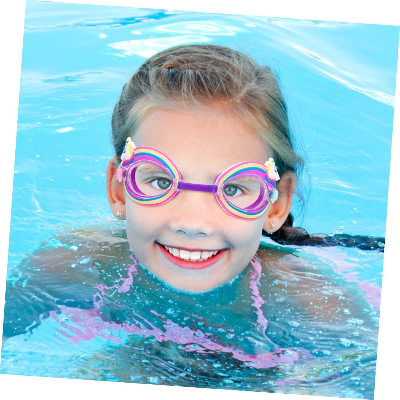 HANABASS occhialini da nuoto per bambini occhialini/occhiali per bambini per il nuoto occhiali per bambini 6 ai 14 anni occhiali antiappannamento per bambini fornitura per bambini