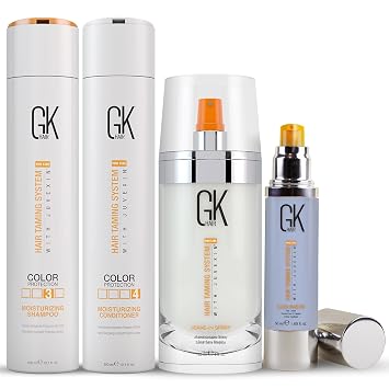 Moisturizing Shampoo and Conditioner Set with Leave-In Spray and Leave-In Cashmere Hydrating, Frizz Control, Sulfate-Free Hair Care for Women and Men