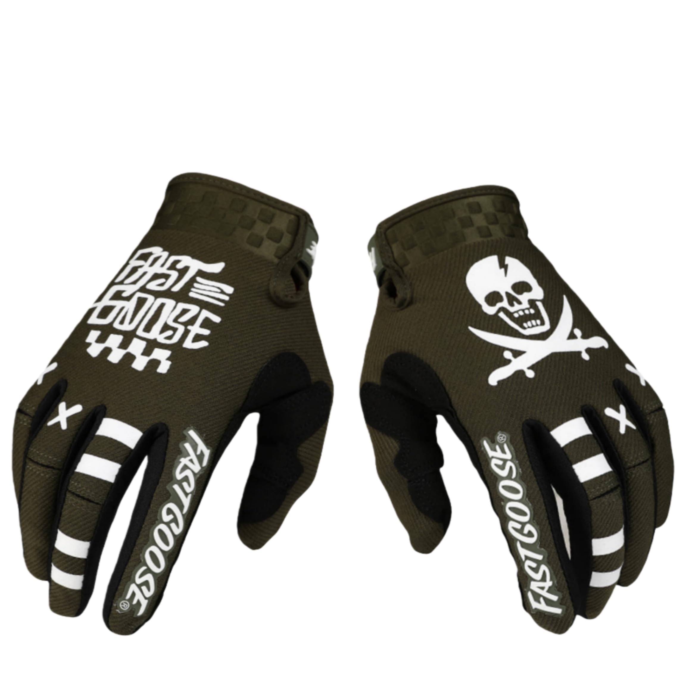 Skull Full-Finger Motorcycle Glove Breathable Touchscreen Dirtbike Gloves for ATV MTB Motocross Racing Men Women