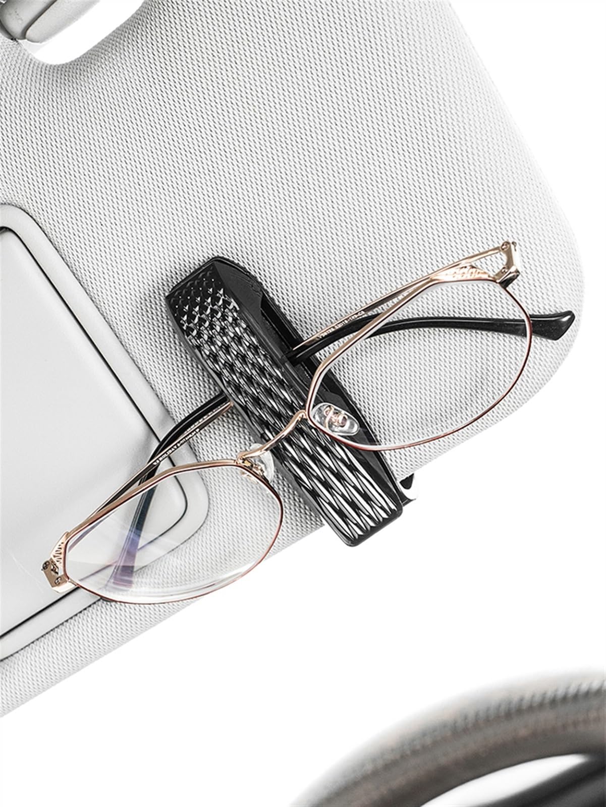 WITTSY Étui Lunettes Voiture Portable Lunettes Attache Clip Voiture Pare-Soleil Lunettes De Soleil Support pour H&Onda pour City