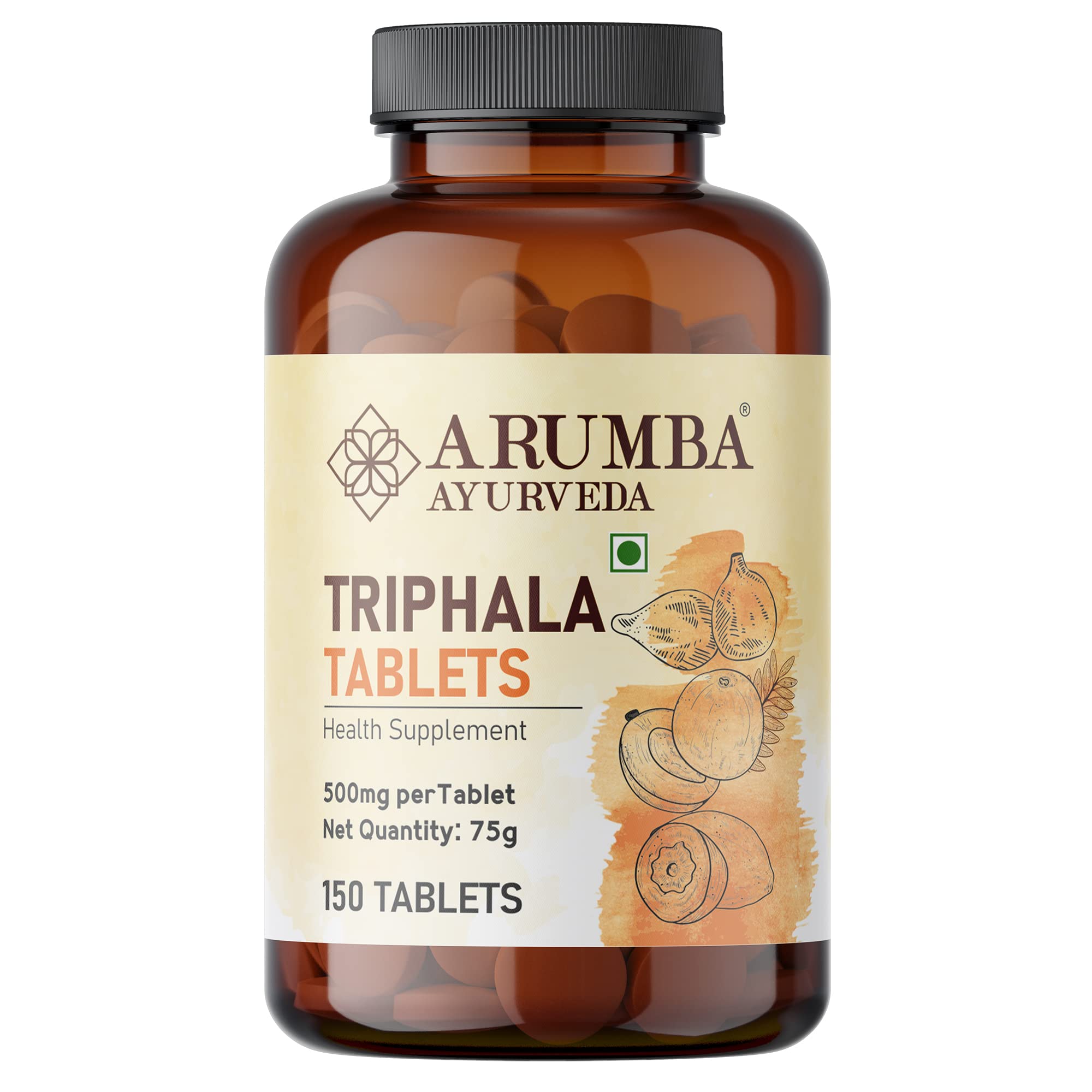 See full amazon price history chart for Arumba Ayurveda Triphala Tablets 500mg, 150 Tablets/Bottle | Made with natural Amalaki Powder, Haritaki Powder, Bibhitaki Powder Arumba Ayurveda Triphala Tablets 500mg, 150 Tablets/Bottle | Made with natural Amalaki Powder, Haritaki Powder, Bibhitaki Powder (B0BY9BXHNC) Amazon Price History, Amazon Price Tracker
