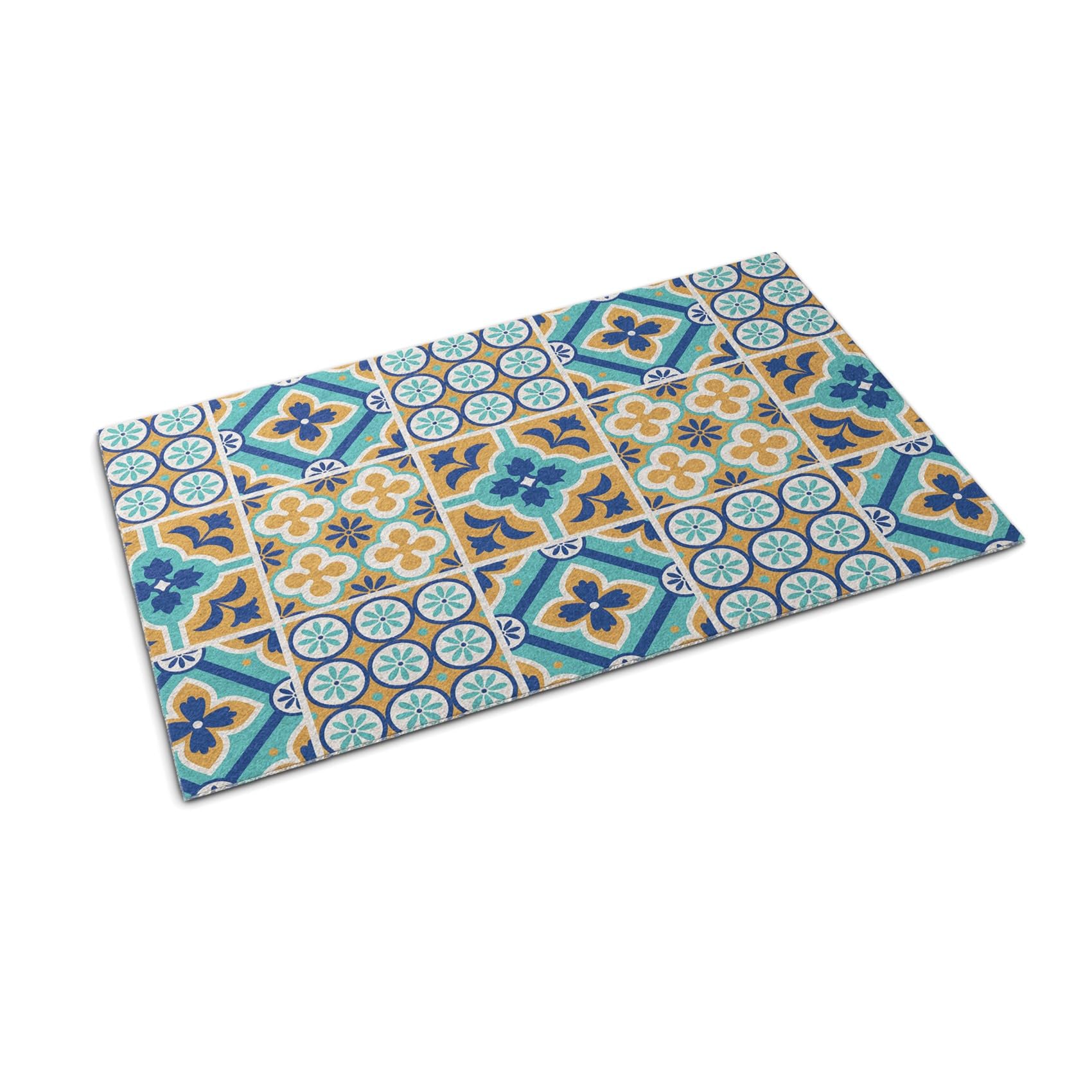 Paillasson extérieur 60x40 cm antidérapant et géométrique Tulup