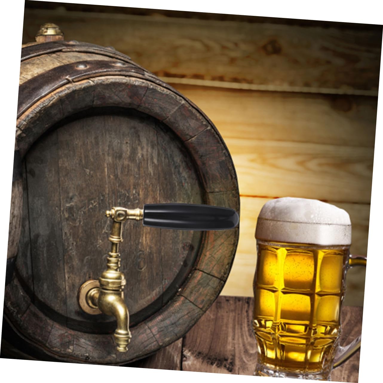 IMIKEYA Beer Faucet Handle for Keg Replaceable Plastic Tap Handle Consistent Pouring