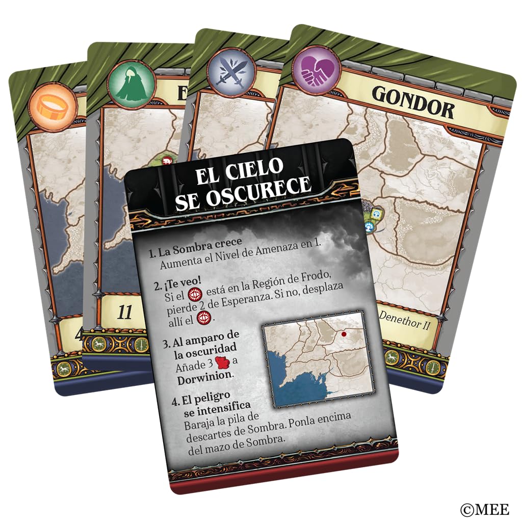 Asmodee El Señor de los Anillos: El Destino de la Comunidad, Juego de Mesa cooperativo 1-5 Jugadores, Edición en Español