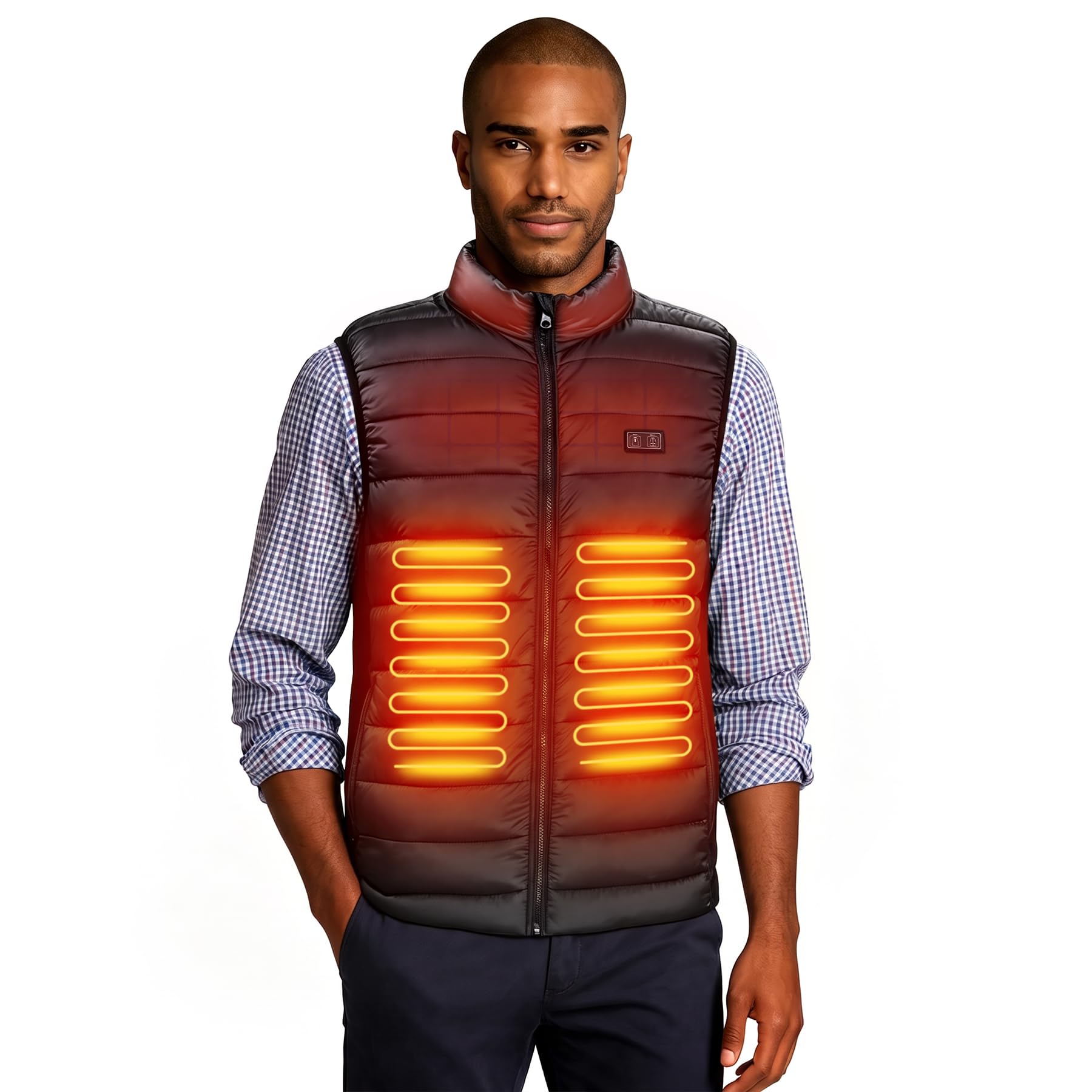 Loowoko Heated Vest for Men with Battery Pack Included