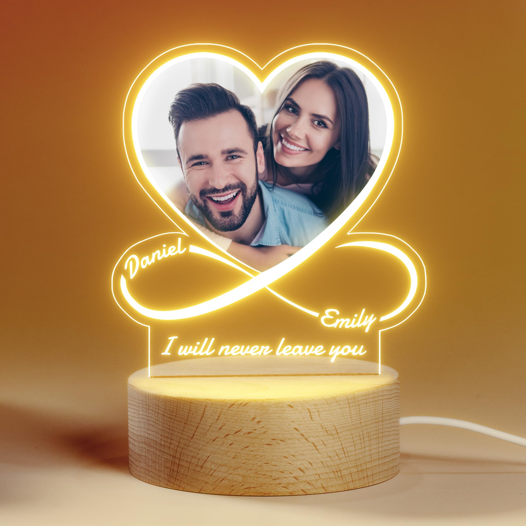 GRAVURZEILE Verre Acrylique éclairé - Infini