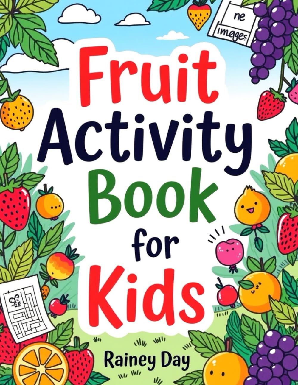 Fruit Activity Book for Kids by Rainey Day: A fun and educational book about fruits
