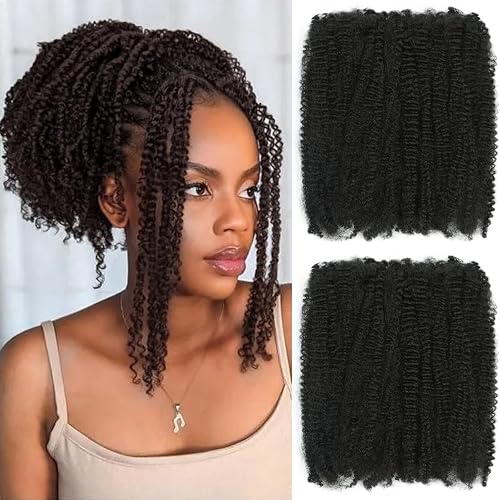 goodear Afro Kinkys Bulk Synthetic Hair 12 Inch