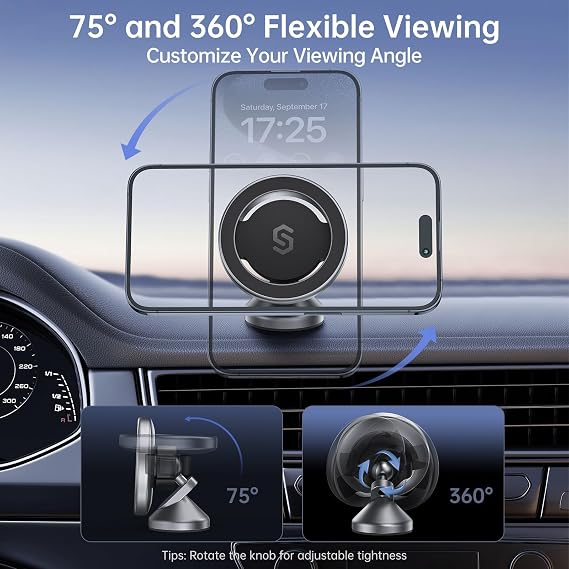 SYNCWIRE for MagSafe Car Mount and Phone Ring Holder