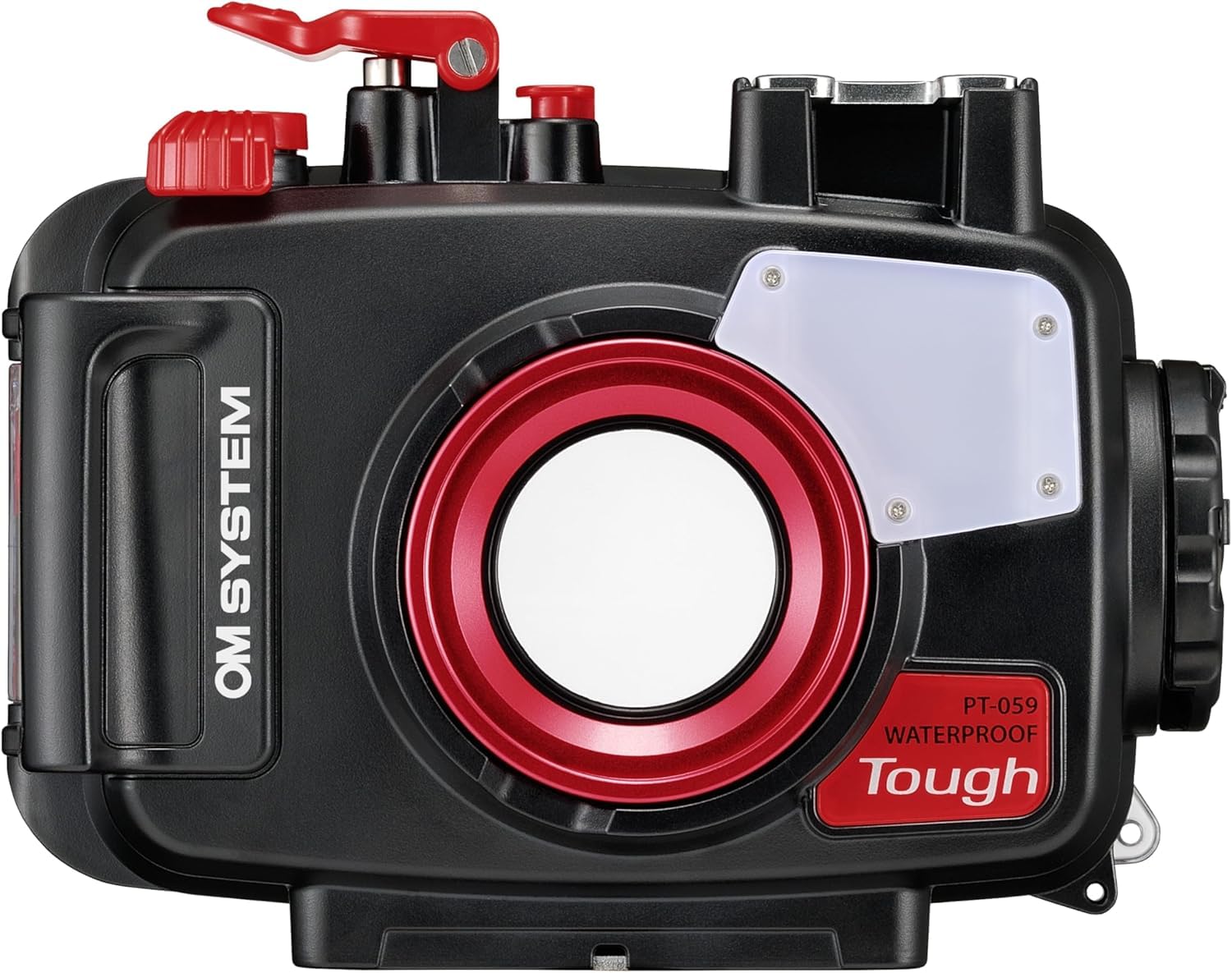 OM System PT-059 Carcasa Subacuática para Olympus Tough TG-6 y OM System TG-7, Resistente hasta 45 Metros, Cristal Multicapa, Todas Las Funciones Totalmente controlables