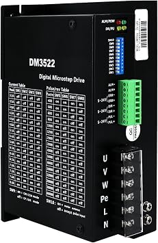 محرك السيارة DM3522 ثلاث مراحل 8A AC 110V 220V محرك السائر Fit Nema 34 42 86 110 8N 12N محرك الخطوة لآلة النقش