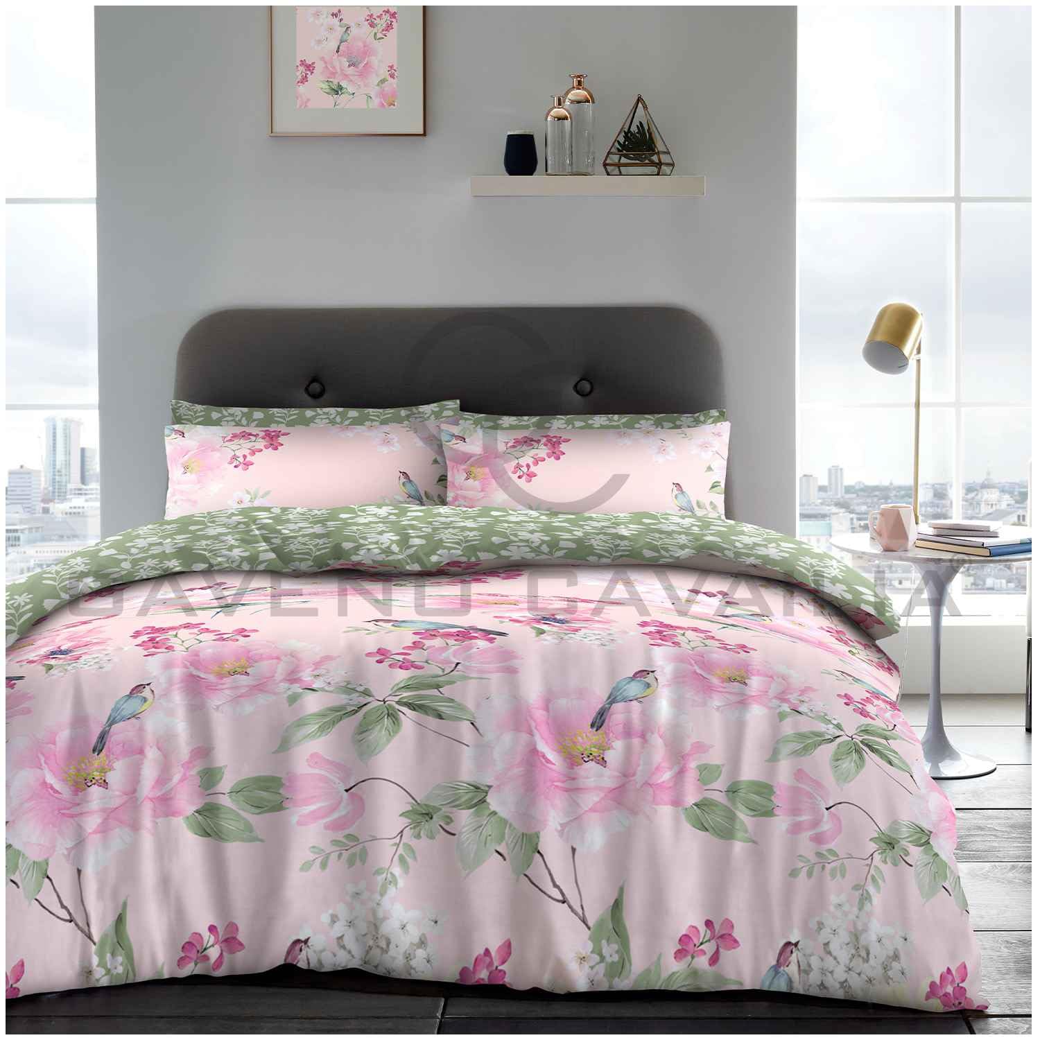 GC GAVENO CAVAILIA King Size Duvet Cover Sets With Fitted Sheet - Polycotton Complete Bedding Set including Pillow Cases - Image 6