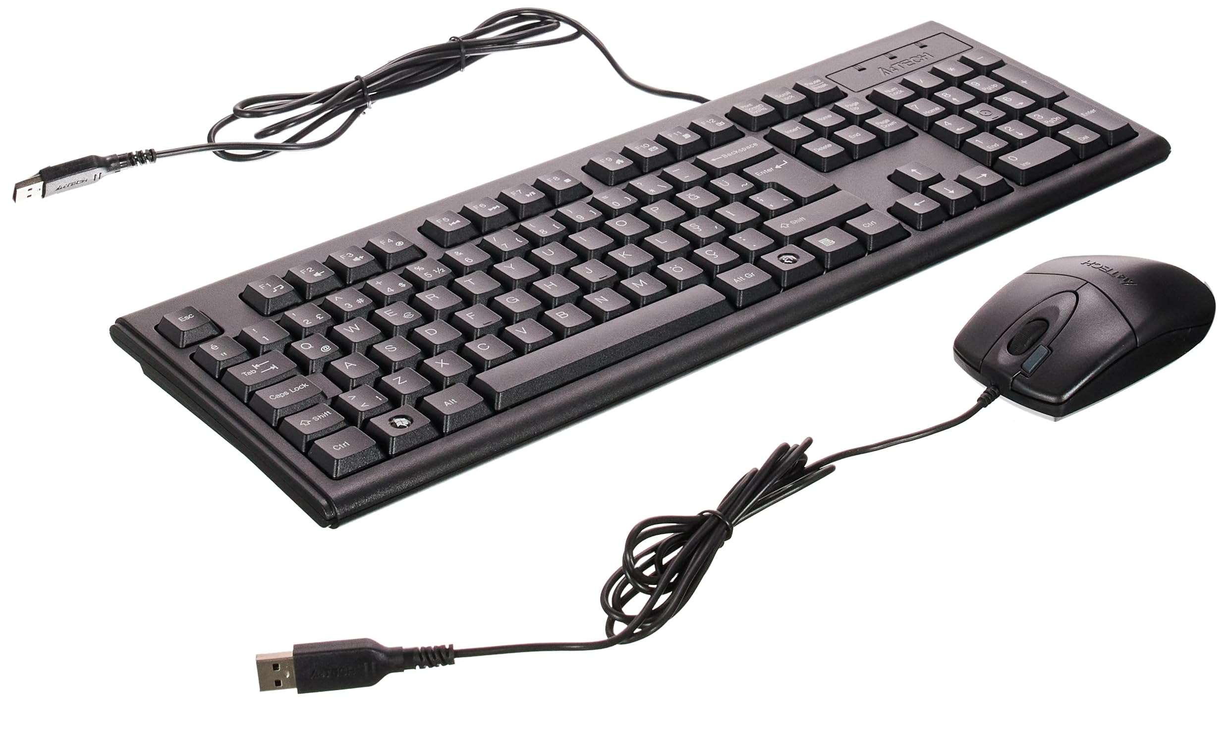 A4 Tech KM-72620D Kablolu Q Türkçe Klavye ve Optik Mouse Seti